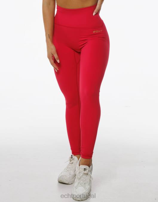 ECHT ultra-leggings vermelho magenta roupas mulheres P22N120