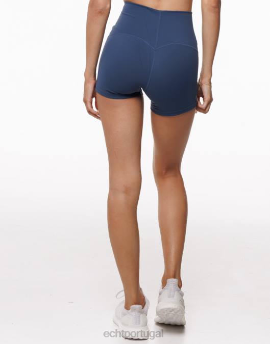 ECHT ultra-shorts azul denim roupas mulheres P22N348