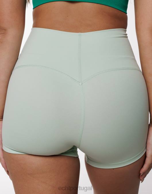 ECHT ultra-shorts camafeu verde roupas mulheres P22N349