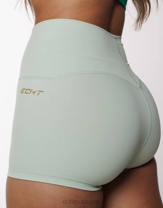 ECHT ultra-shorts camafeu verde roupas mulheres P22N349