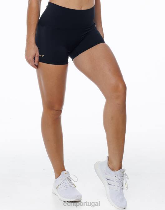 ECHT ultra-shorts preto roupas mulheres P22N57