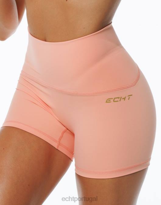 ECHT ultra-shorts pêssego roupas mulheres P22N229