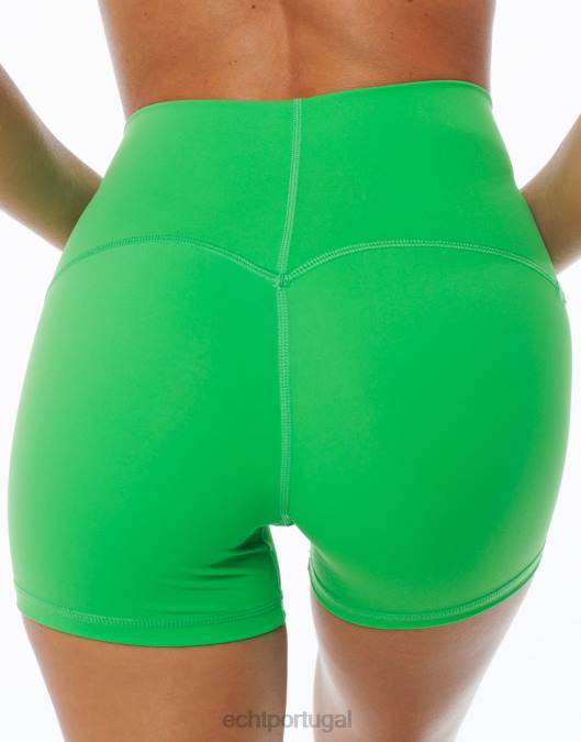 ECHT ultra-shorts verde roupas mulheres P22N227