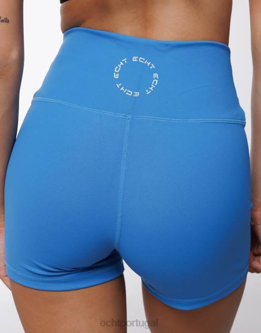 ECHT zero calções hiper azul roupas mulheres P22N394