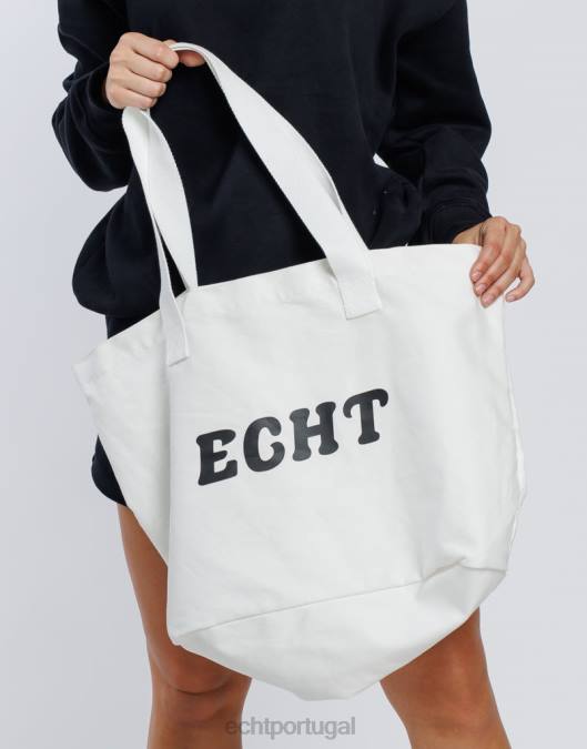 ECHT sacola branco bolsa unissex P22N527