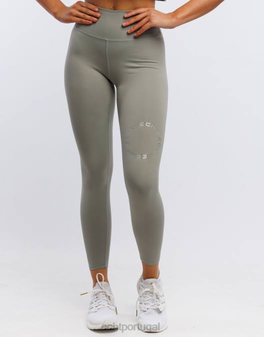 ECHT legging zero cinza claro roupas mulheres P22N377