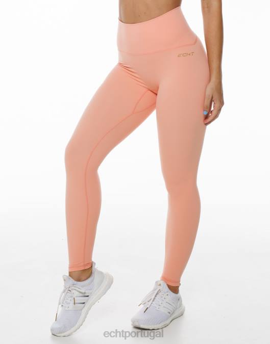 ECHT ultra-leggings pêssego roupas mulheres P22N386