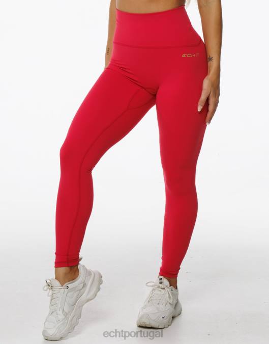 ECHT ultra-leggings vermelho magenta roupas mulheres P22N120